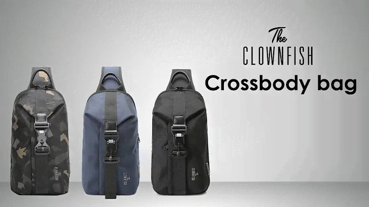 The Clownfish Anti theft Water Resistant Crossbody Sling bag.