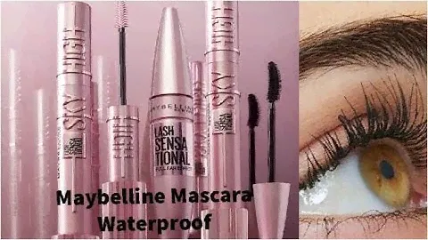 *Most* affordable Mascara || Maybelline Lash Sensational Mascara || Waterproof || Demo