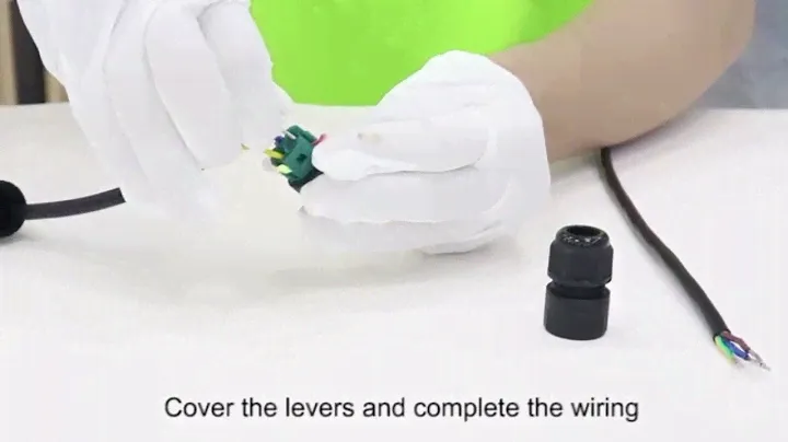 How to connect IP68 Straight type waterproof wire connector ? (EW-P20)