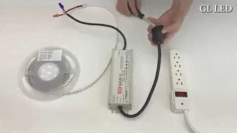 How to Connect LED Strip to Waterproof LED Transformer -L