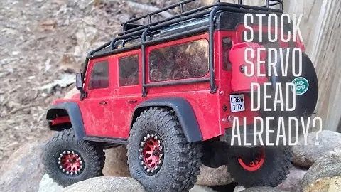 Traxxas TRX4M servo died quickly! Ecopower 640t metal gear servo upgrade!