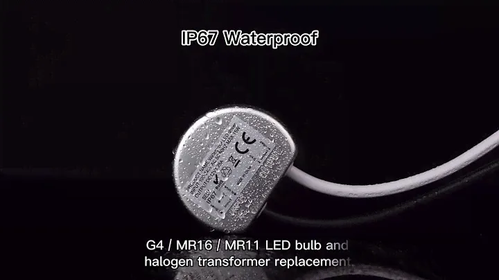 Makergroup 12V LED Power Supply Driver IP67 Waterproof Constant Voltage Transformer 120VAC to12V DC