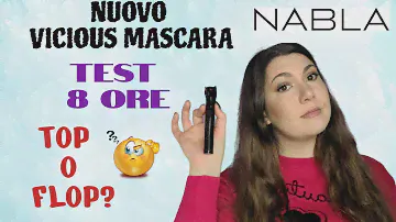 PROVO IL VICIOUS MASCARA DI NABLA PER 8 ORE 😱 TOP O FLOP?🧐 #NABLA #VICIOUSMASCARA