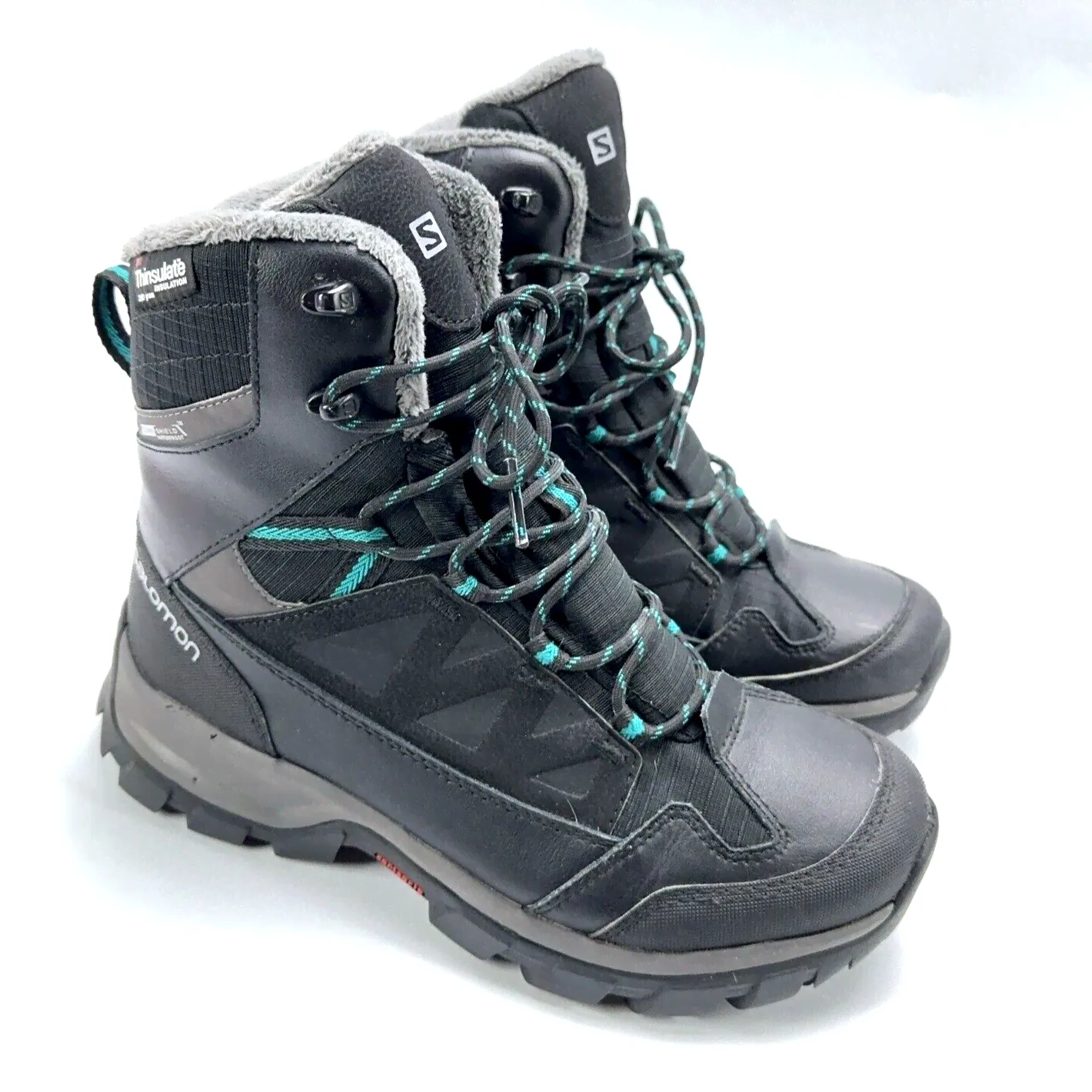 Salomon Chalten TS CS Waterproof Winter Shoes Boots Mens US 8 EUR 40 Thinsulate