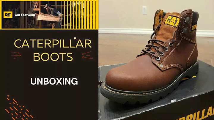 UNBOXING CATERPILLAR Second Shift TAN boots