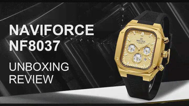 Unboxing Review |Naviforce Watch NF8037 New Arrival  Quartz Chronograph Movement Latest Design