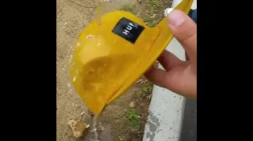 HUF waterproof strap hat