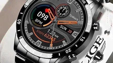 LIGE  New Smart Watch Men Call IP67 Waterproof Full Touch Screen Smartwatch #shop