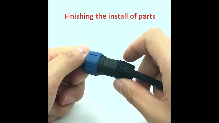 Industrial IP68 Waterproof Power Connector SP Series 2 - 12 Pin Panel Mount