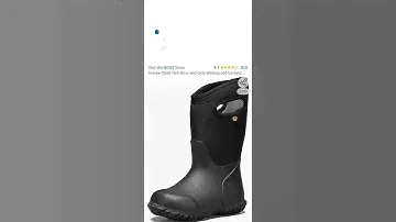 BOGS Unisex-Child York Boys and Girls Waterproof Insulated Rubber and Neoprene Winter Rain Boot