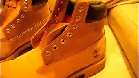 Timberland Classic 6 Inch Premium Waterproof Wheat Nubuck Mens Boots 10061 size 10, video for ebay