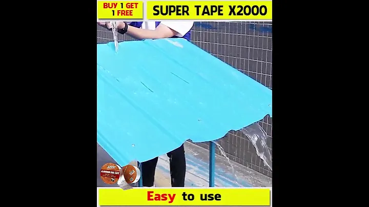 WATERPROOF TAPE - 𝗦𝗢𝗟𝗨𝗧𝗜𝗢𝗡𝗦 𝗙𝗢𝗥 𝗘𝗩𝗘𝗥𝗬 𝗣𝗥𝗢𝗕𝗟𝗘𝗠🏡💪Utility tape to repair roof, wall, water pipes