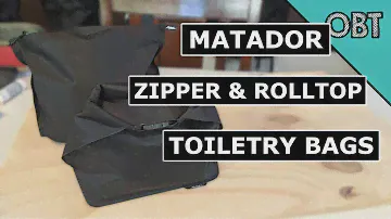 Matador Minimalist Toiletry Bags (FlatPak Zipper Toiletry Bag vs Waterproof Toiletry Case)