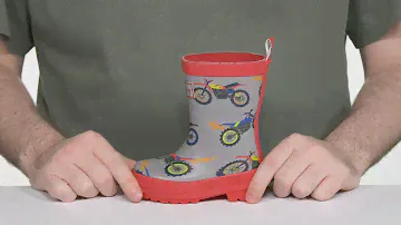 Hatley Kids Blazing Dirt Bikes Matte Rain Boots (Toddler/Little Kid/Big Kid) SKU: 9848820