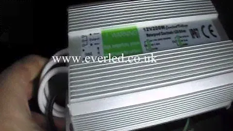 Led Driver Power supply Waterproof IP67 200 Watt.wmv