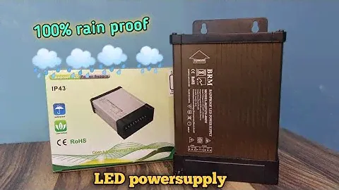 Unboxing rain proof power supply | power supply