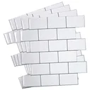 Пол & настенные плитки Unbranded Tile Stickers DIY Waterproof self/adhesive Wall Stickers Peel Stick Tiles Home