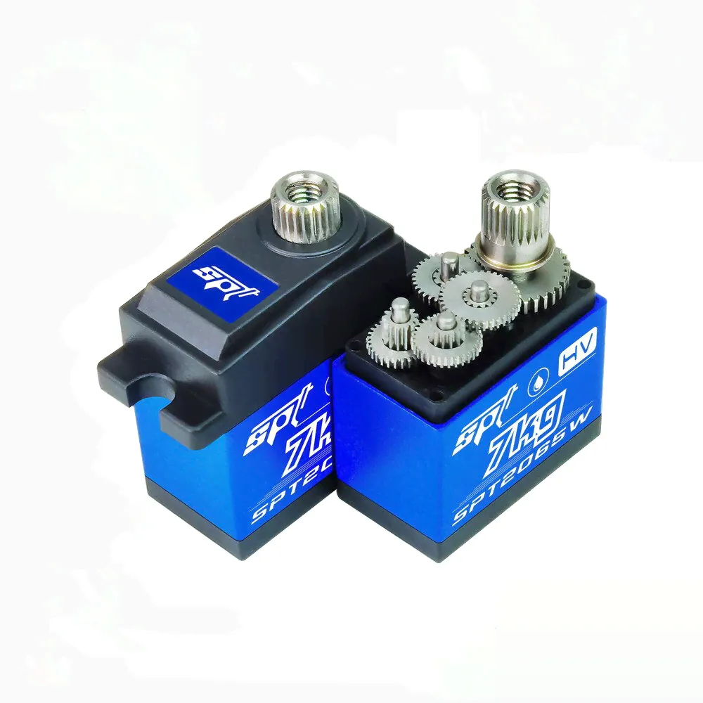 SPT2065W 180 7KG Waterproof 25T Metal Gear Micro Servo For 1:10 RC Car-0