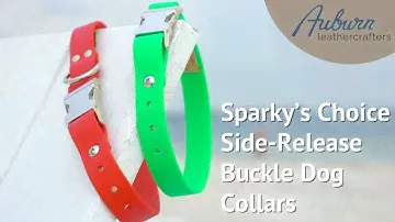 Waterproof Dog Collar & Stain Resistant! | Sparky's Choice Side Release Buckle Dog Collars
