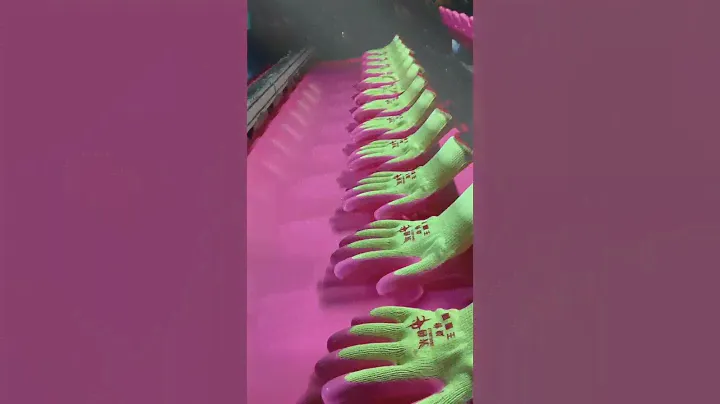 Neoprene Coated Rubber Gloves Making 💥💫 #technology #mechmarvelsunited #youtubeshorts