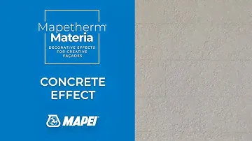 Do you want to create the Concrete Effect on your façades? | Mapetherm Materia