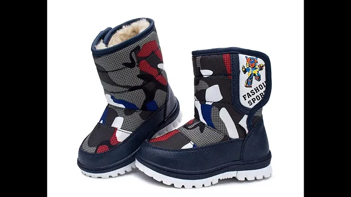 Детские водонепроницаемые зимние ботинки Children's waterproof winter boots