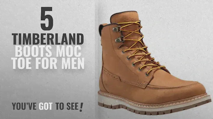 Top 10 Timberland Boots Moc Toe [ Winter 2018 ]: Timberland Mens Britton Hill WP Moc Toe Boot Wheat