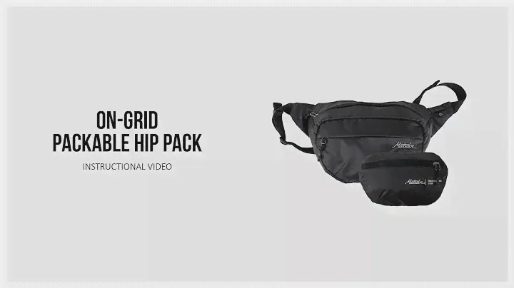 Matador On-Grid Packable Hip Pack Demo