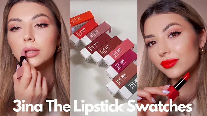 Testez Rujuri Noi | 3INA The Lipstick| Swatches & First Impression