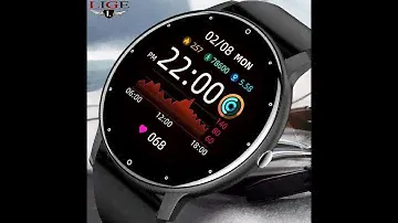 LIGE 2021 New Smart Watch Men Full Touch Screen Sport Fitness Watch