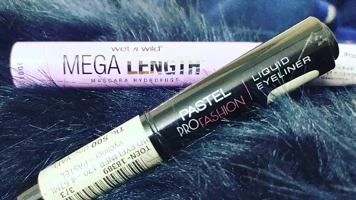 Pastel liquid eyeliner and Wet n wild waterproof mascara hydro fuge review