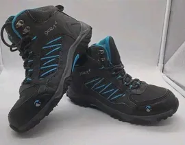Gelert Horizon Mid Waterproof Walking Hiking Boots Charcoal Blue US 5