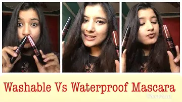 5 РАЗНИЦА между водостойкой и смываемой тушью и тушью Maybelline Hypercurl | Нухревали