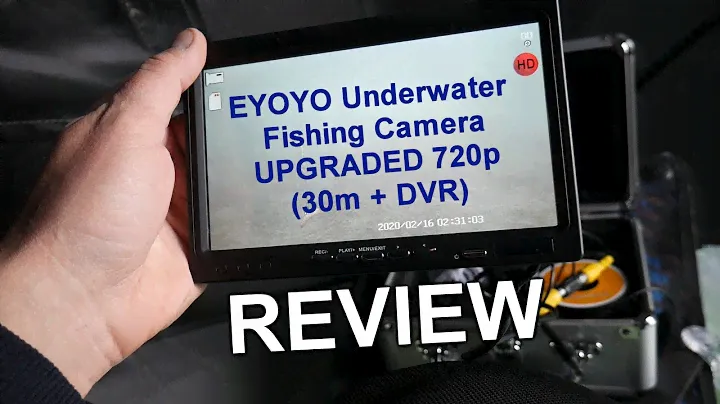 REVIEW - EYOYO Underwater Fishing Camera UPGRADED 720p (30m+DVR)