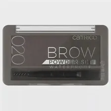 CATRICE пудра для бровей row Powder Set Waterproof, 020 ash brown