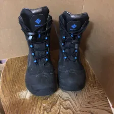 Columbia Kids Bugaboot Plus IV Omni-Heat Waterproof Winter Boots Black Sz 5 Y