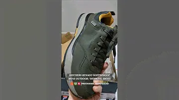 SKECHERS RELAXED FIT BENAGO HOMBRE WATERPROOF LEATHER OUTDOOR WORKS CASUAL SHOES #skechers