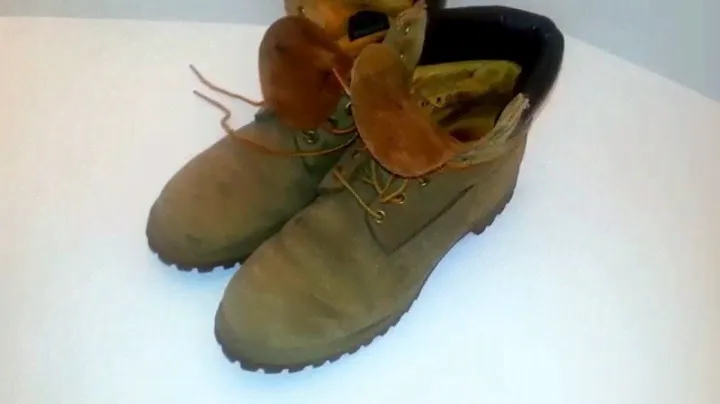 Timberland Tan Men's Boots Size 9.5 M Used Distressed Ebay Showcase Sold!