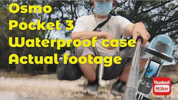 DJI osmo pocket 3 waterproof case… use case footage in 1080p