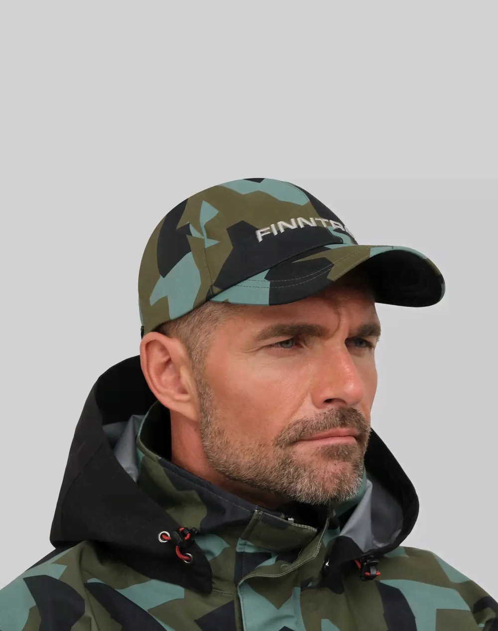 Кепка Finntrail Waterproof 9621 camo army-1