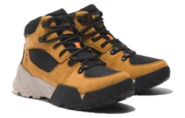 Timberland Motion Scramble Mid Lace-Up Waterproof Hikers 'Wheat Nubuck'