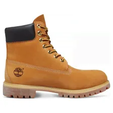 Ботинки мужские Timberland 6 Inch Premium Boot Waterproof TBL10061W высокие кожаные коричневые