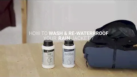How to re-waterproof a jacket?