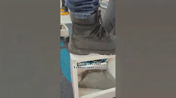How To Clean Timberland Boots 🥾 using EBkicks shoe cleaner #timberlands #shoecleaner