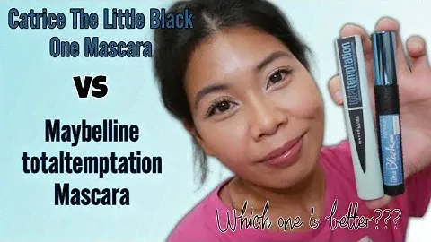 Maybelline Total Temptation Waterproof Mascara Vs Catrice The Little Black One Waterproof | 2022