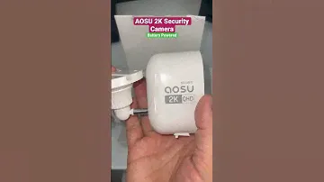 AOSU 2K Security Cameras Wireless Outdoor, Battery Powered for Home Security #howto #review