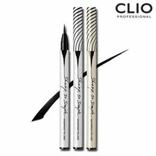 Clio Водостойкая подводка для глаз ультратонкая #Black Sharp So Simple Waterproof Pen Liner