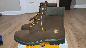 Timberland Dark Brown and Green Nubuck Unboxing #timberlands #timberlandboots #timberland #boots