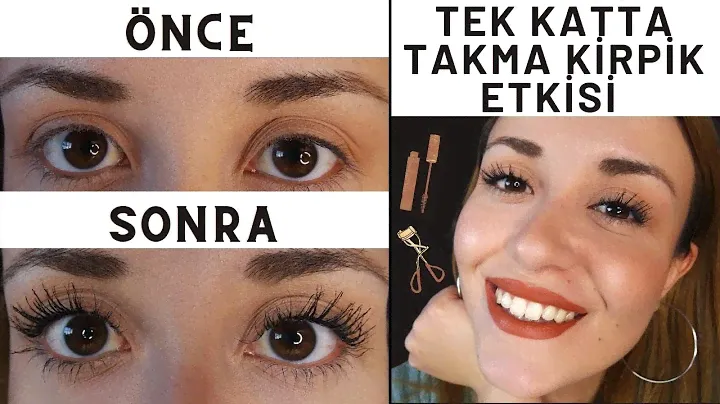 MASKARA İLE TAKMA KİRPİK ETKİSİ YARATMA - Uzun ve Kıvrık Kirpikler İçin | Pastel Waterproof Maskara
