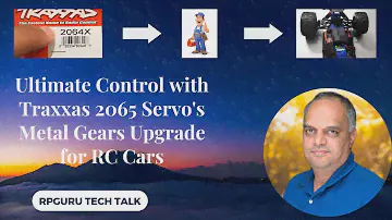 Get the Ultimate Control with Traxxas 2065 Servo's Metal Gears Upgrade for RC Cars